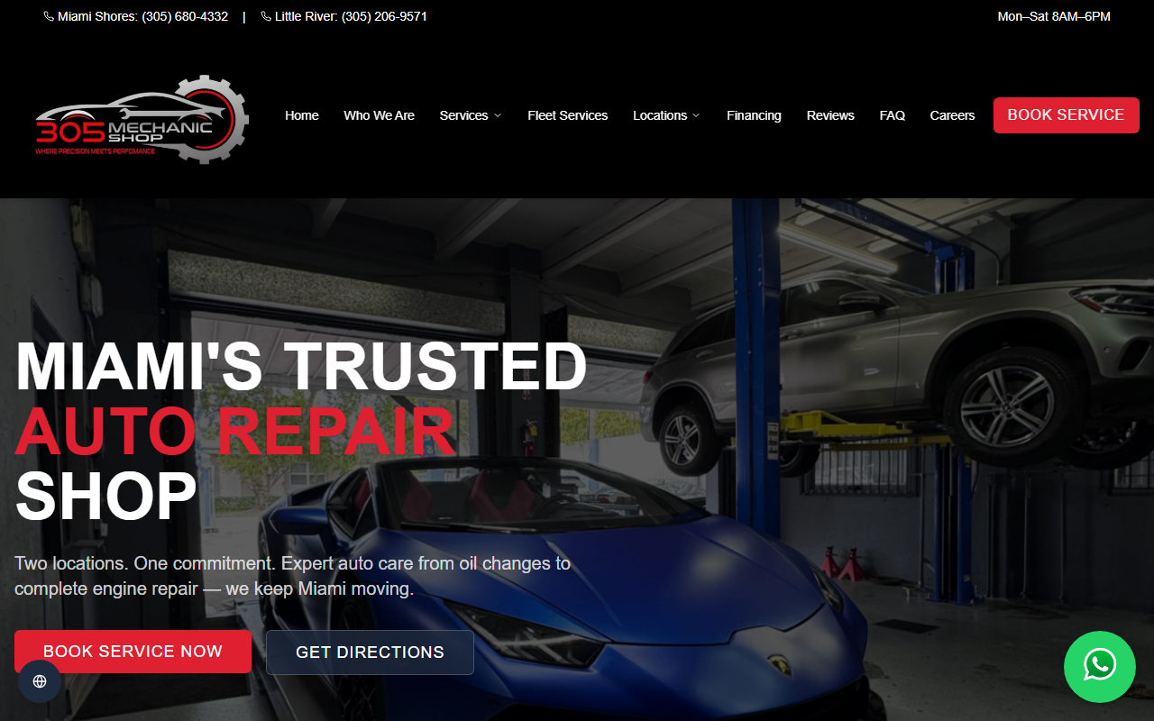 305mechanicshop.com screenshot