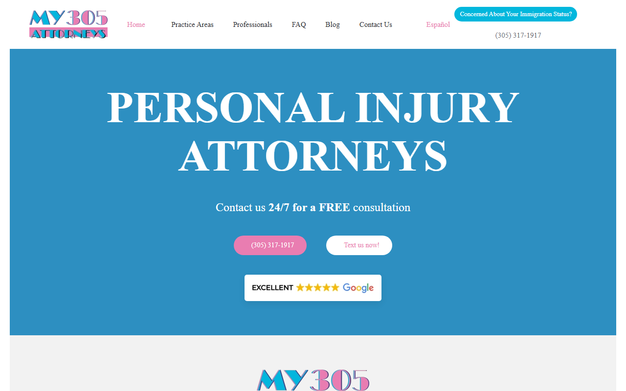 305miamilawyers.com screenshot