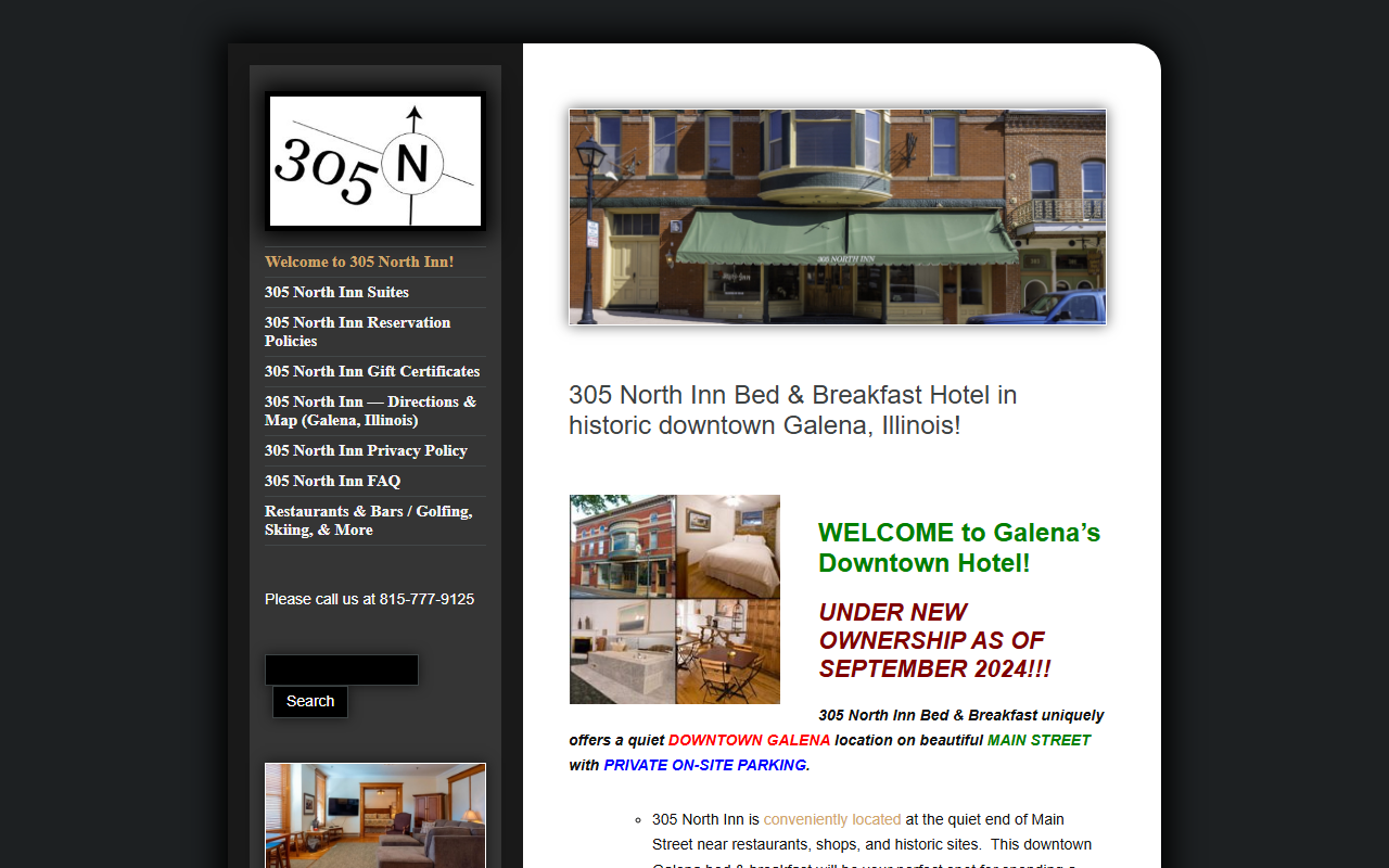 305northgalena.com screenshot