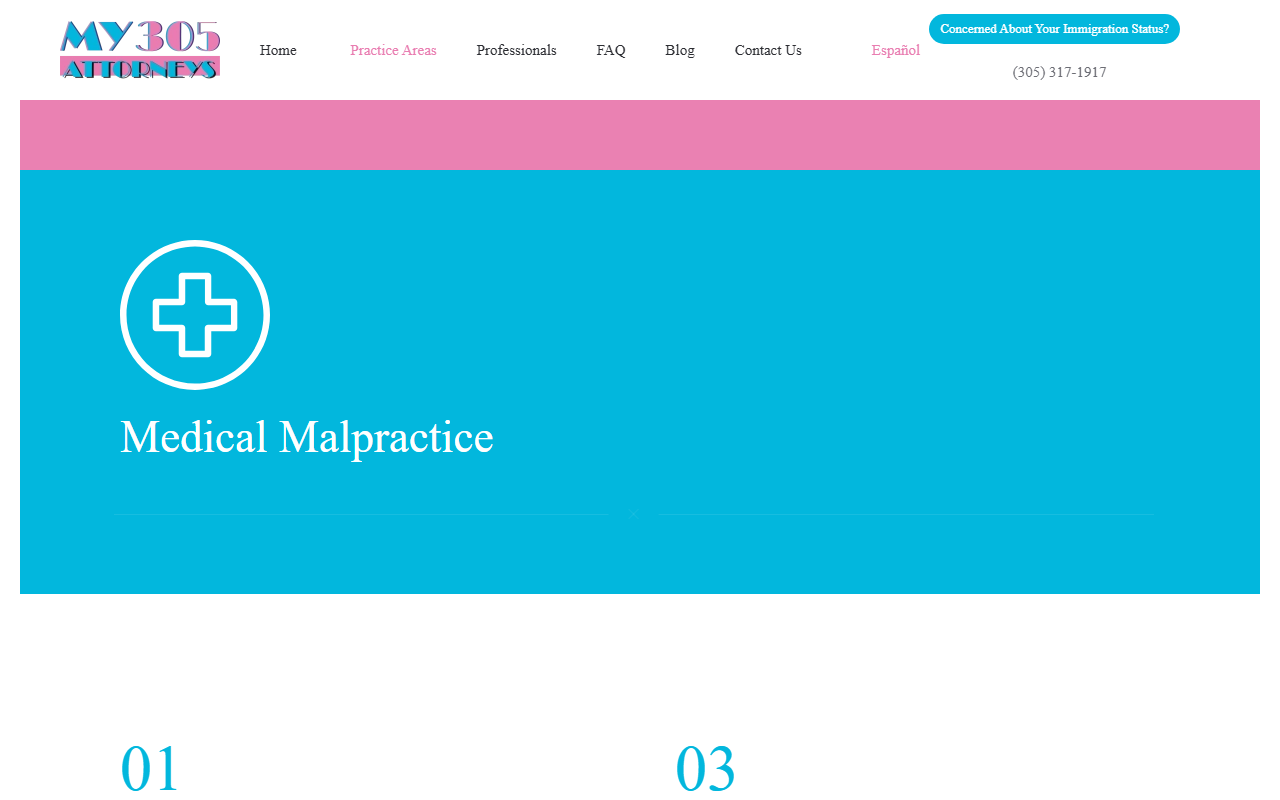 305paincenter.com screenshot