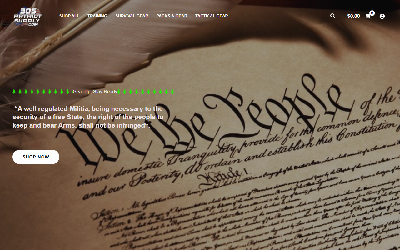 305patriotsupply.com screenshot