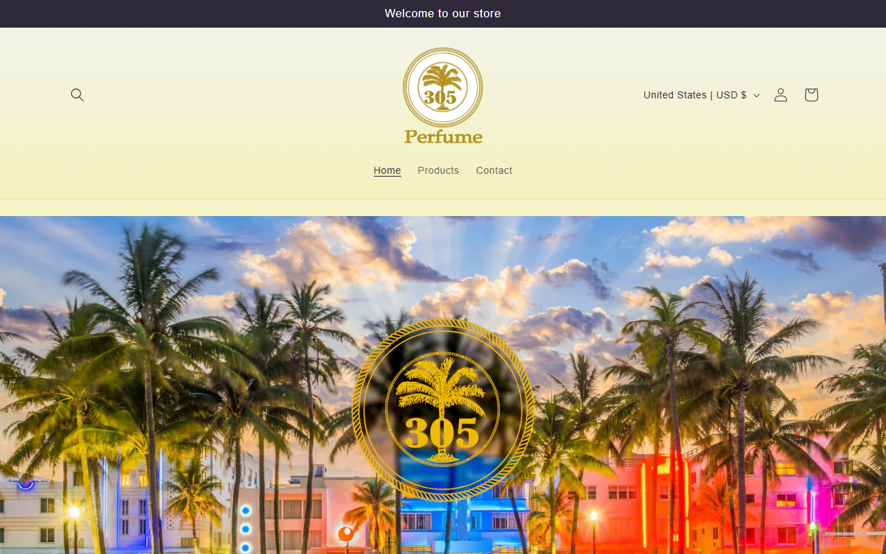 305perfumes.com screenshot