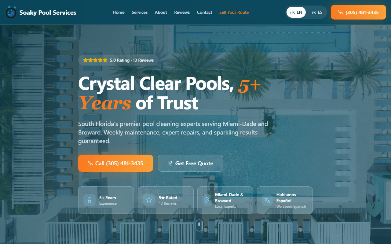 305poolcleaning.com screenshot