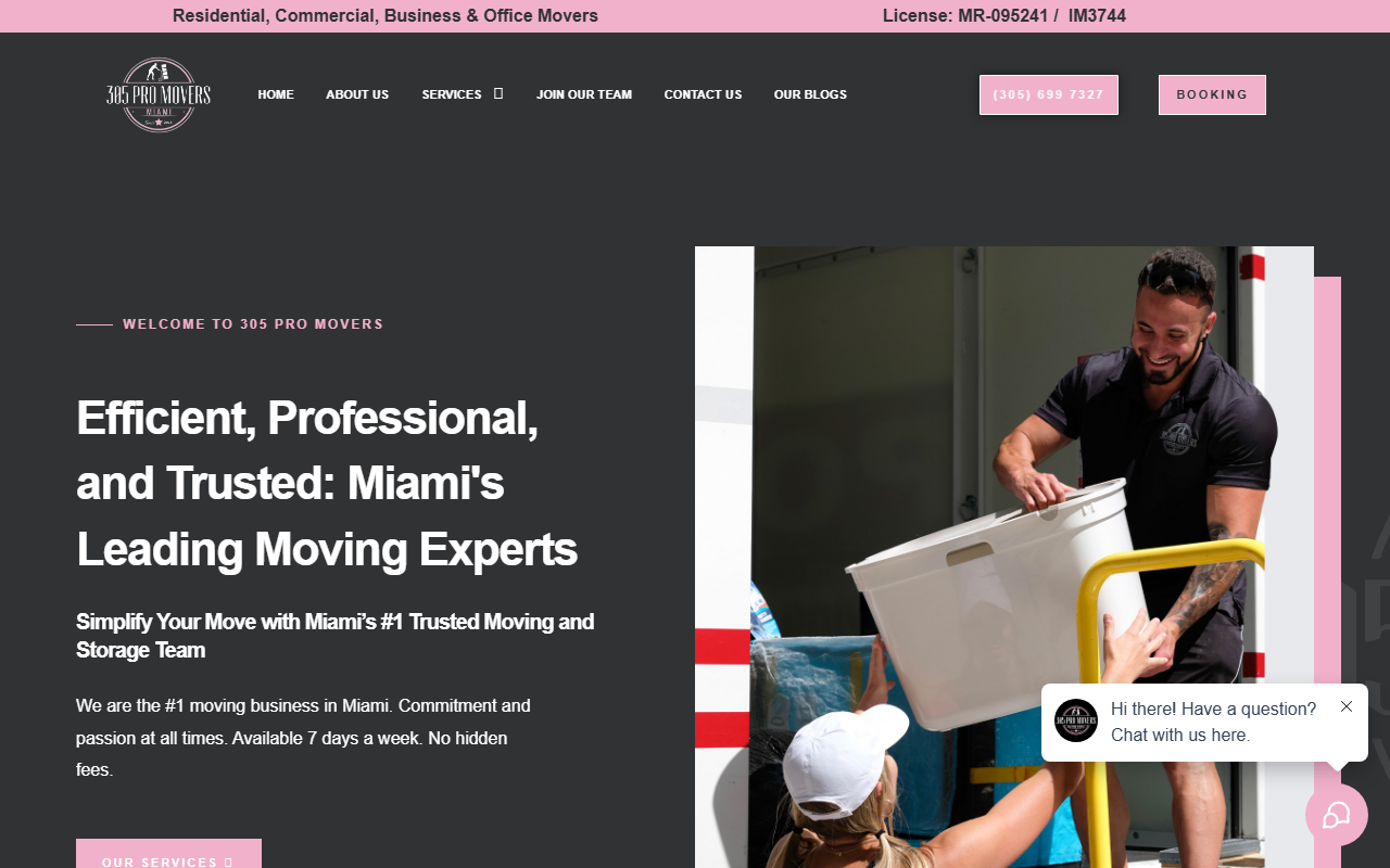 305promovers.com screenshot