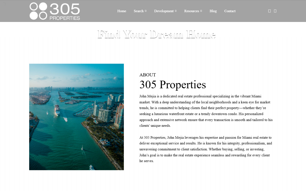 305properties.com screenshot