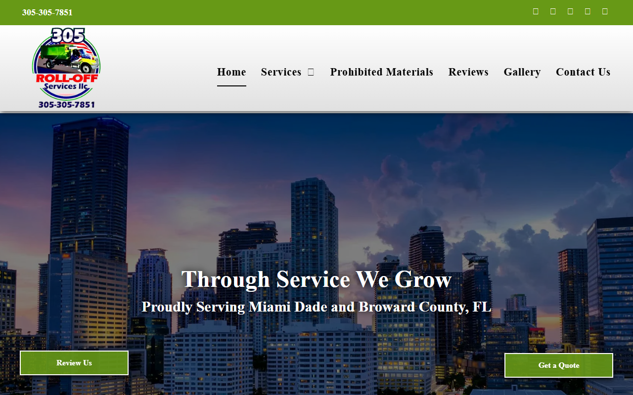 305rolloff.com screenshot