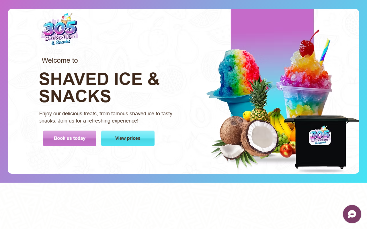 305shavedice.com screenshot