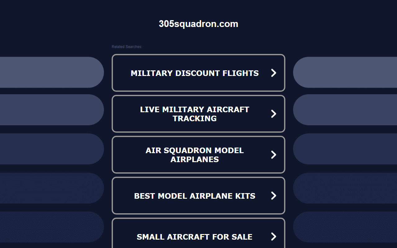 305squadron.com screenshot