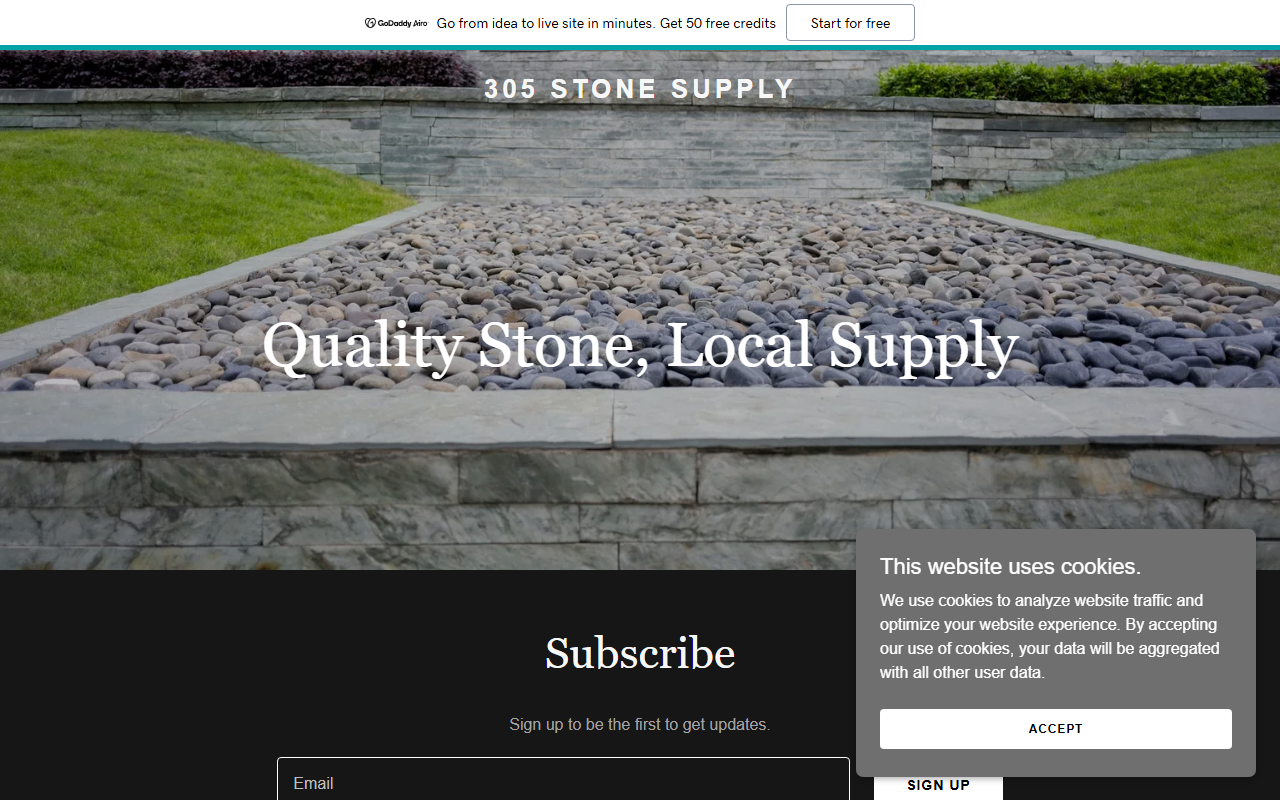 305stonesupply.com screenshot