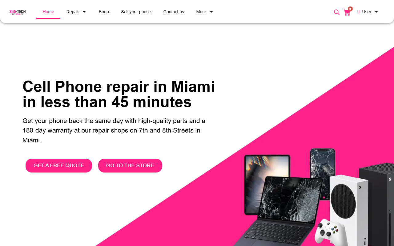 305techsolutions.com screenshot