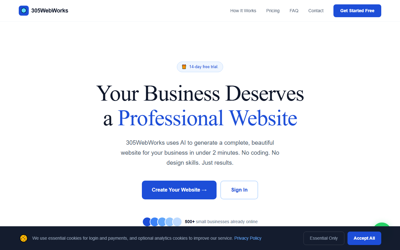 305webworks.com screenshot