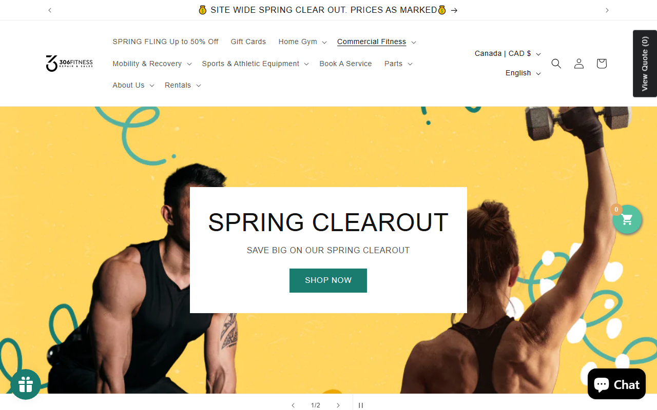 306fitness.com screenshot