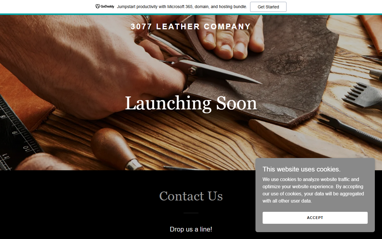 3077leather.com screenshot