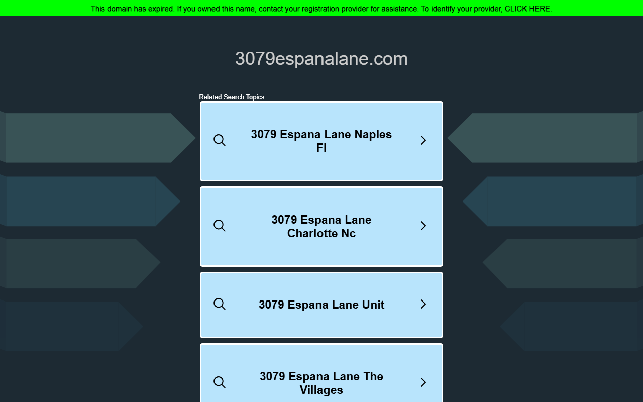 3079espanalane.com screenshot