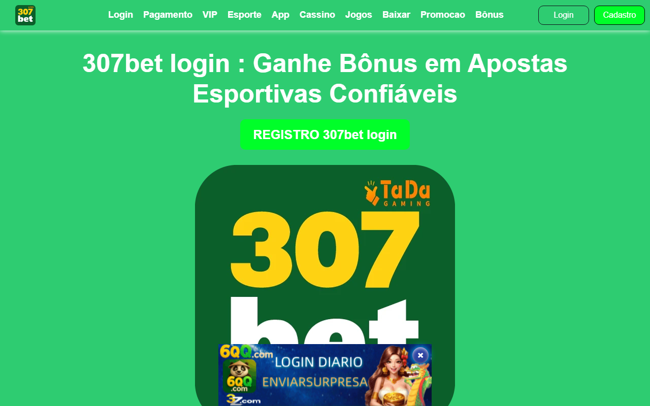 307betlogin.com screenshot