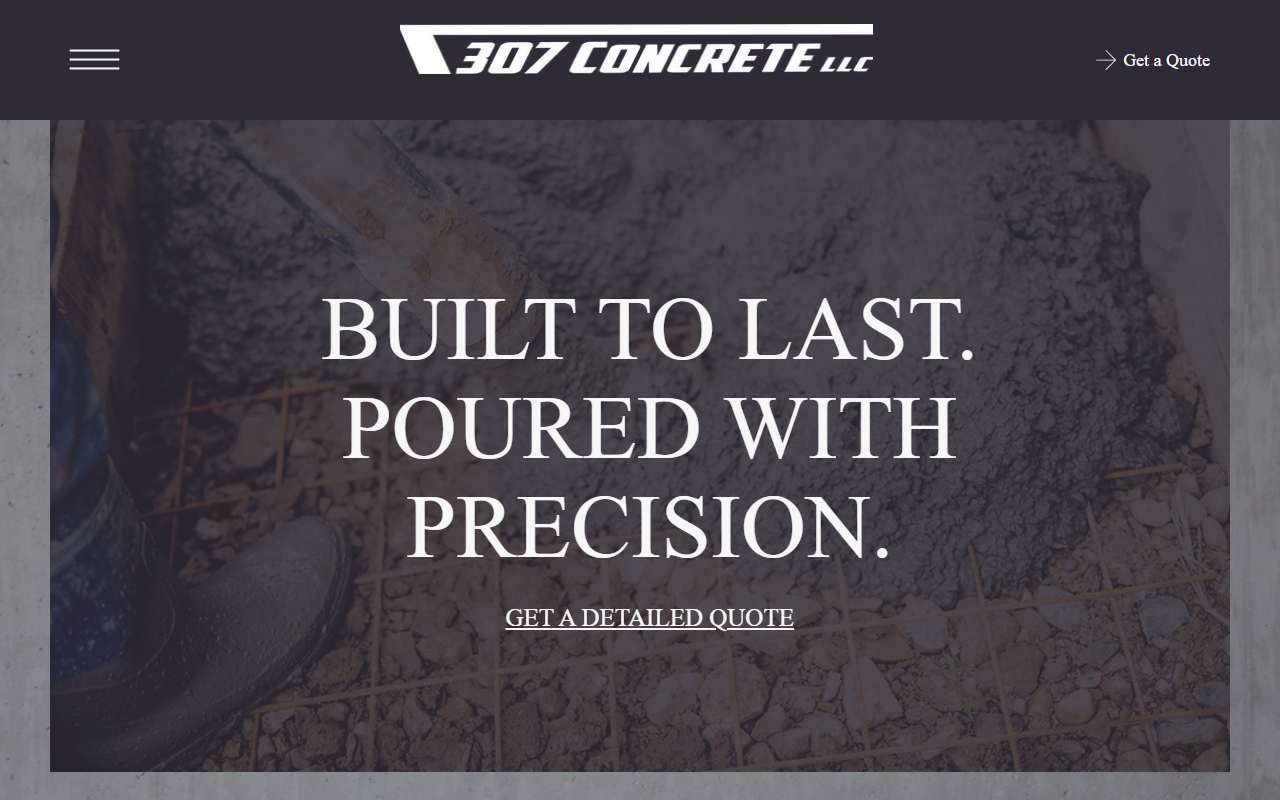 307concrete.com screenshot