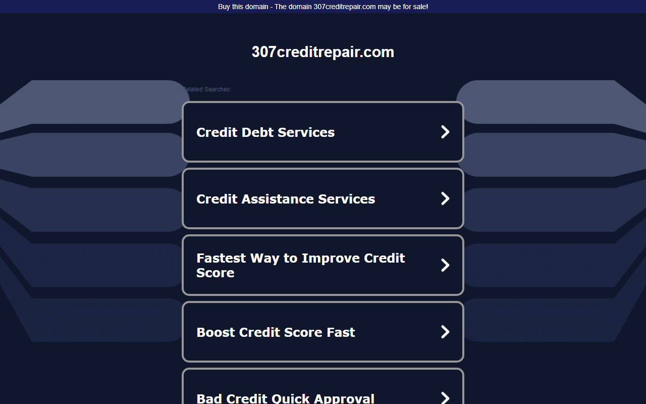 307creditrepair.com screenshot