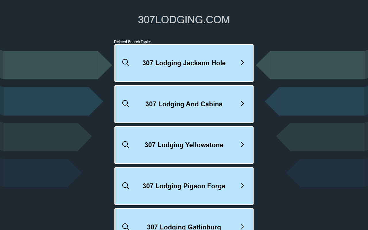 307lodging.com screenshot