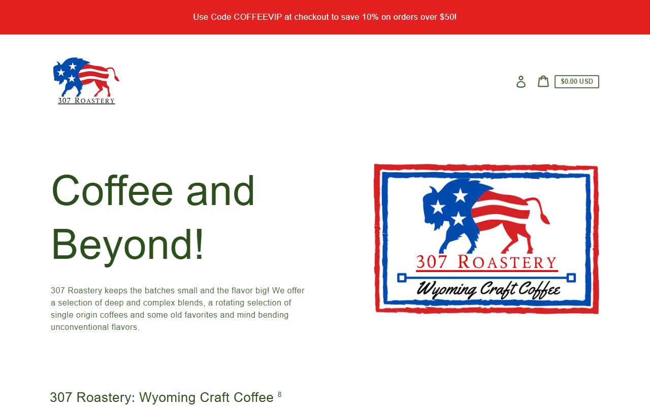 307roastery.com screenshot