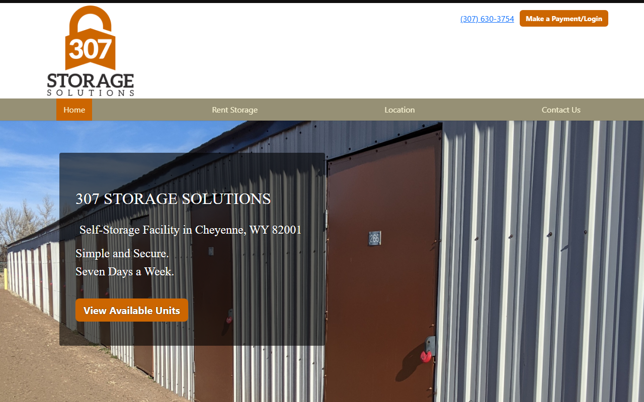 307storage.com screenshot