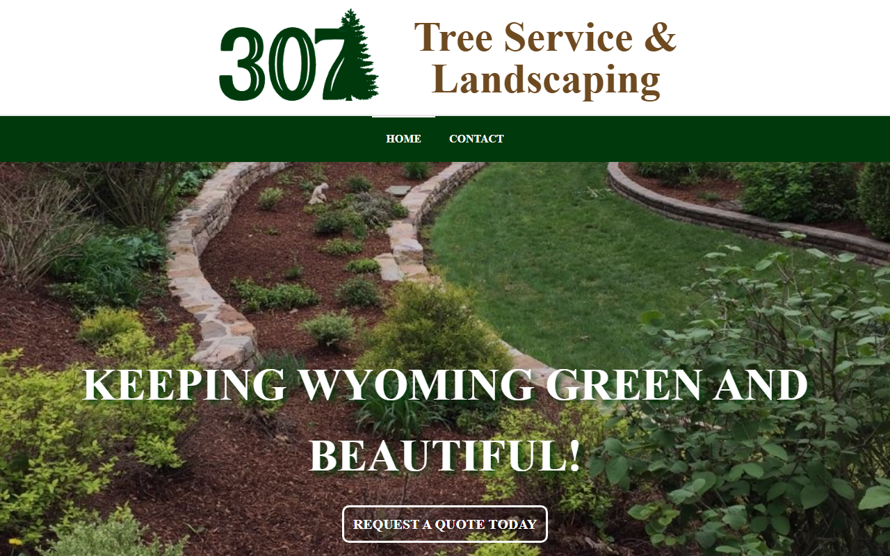 307treelandscape.com screenshot