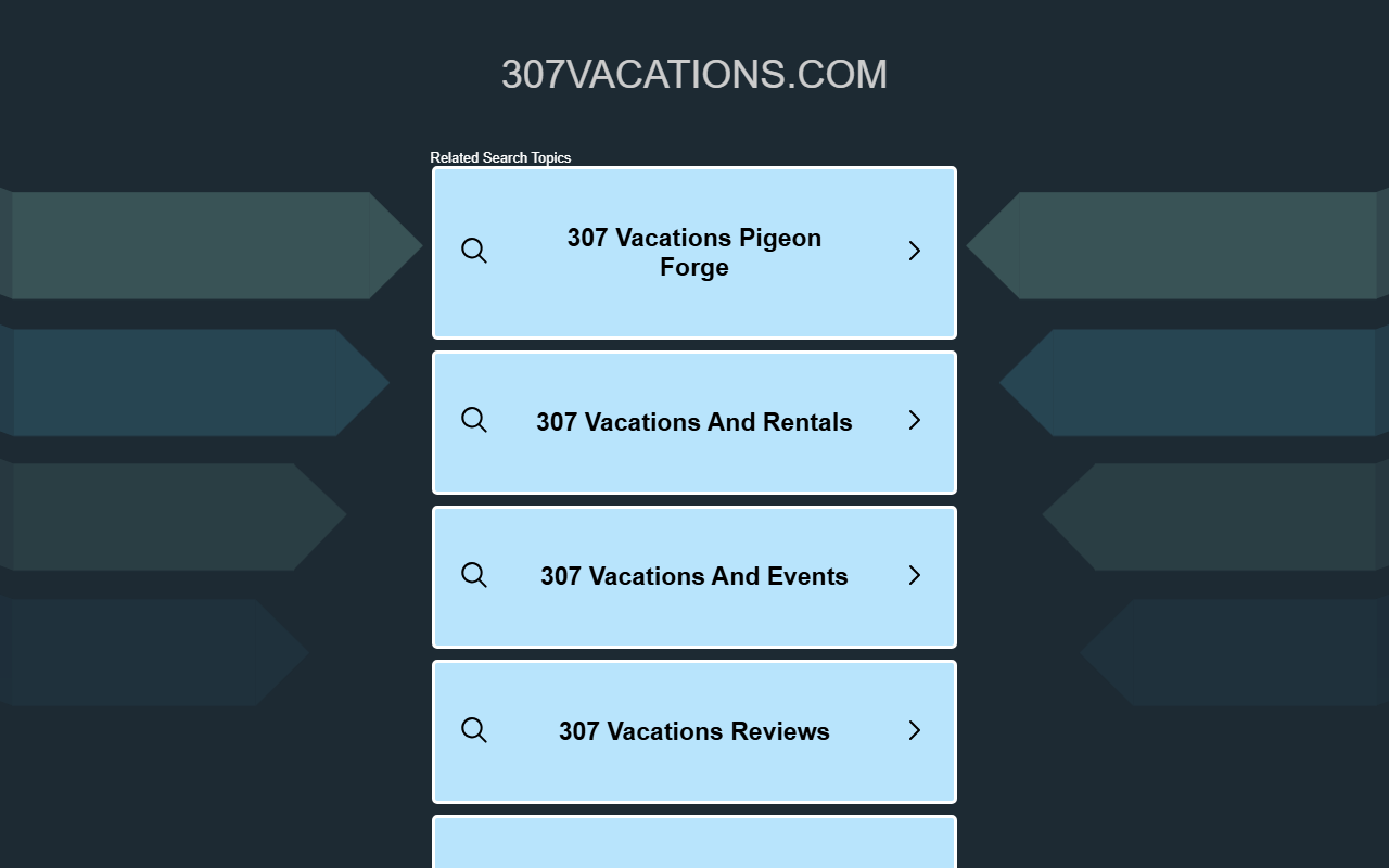 307vacations.com screenshot