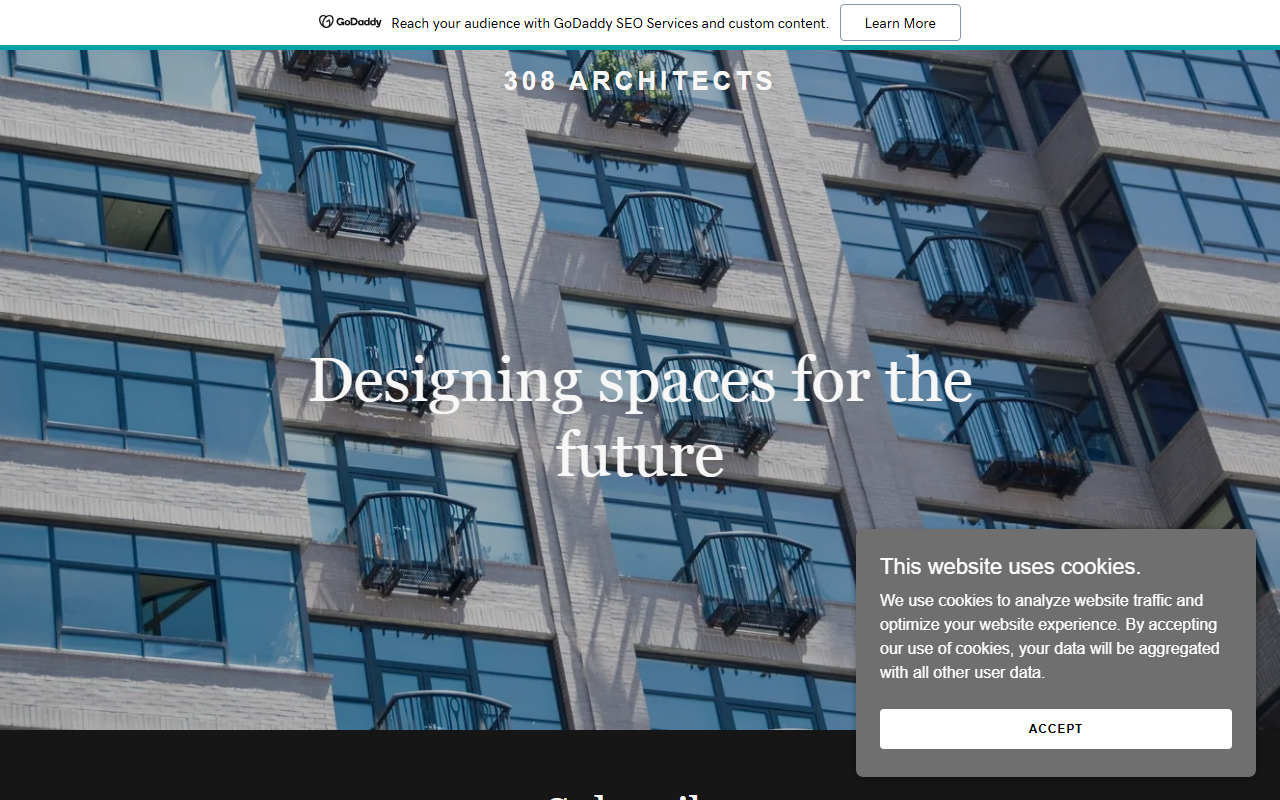 308architects.com screenshot