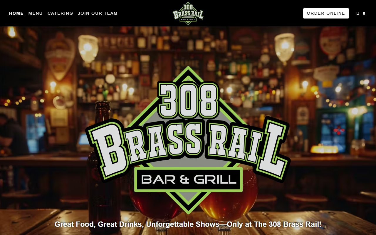 308brassrailmi.com screenshot