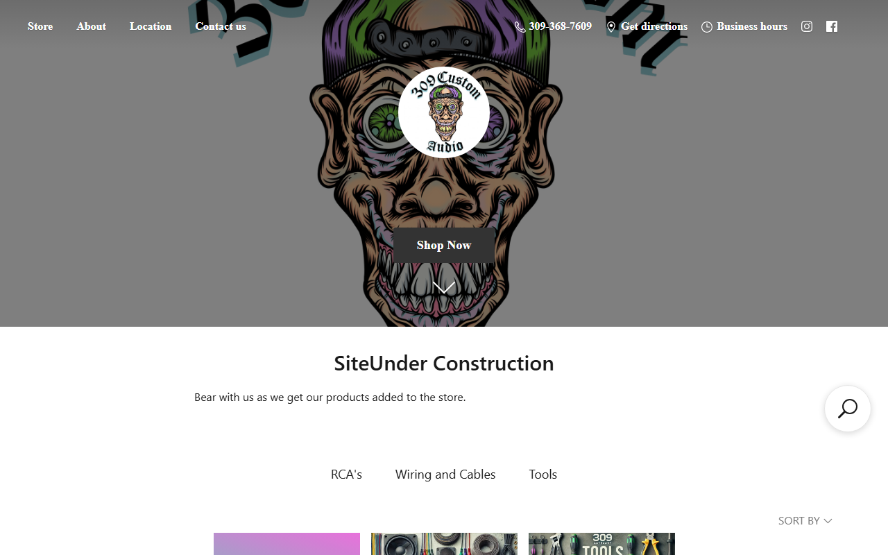 309customaudio.com screenshot
