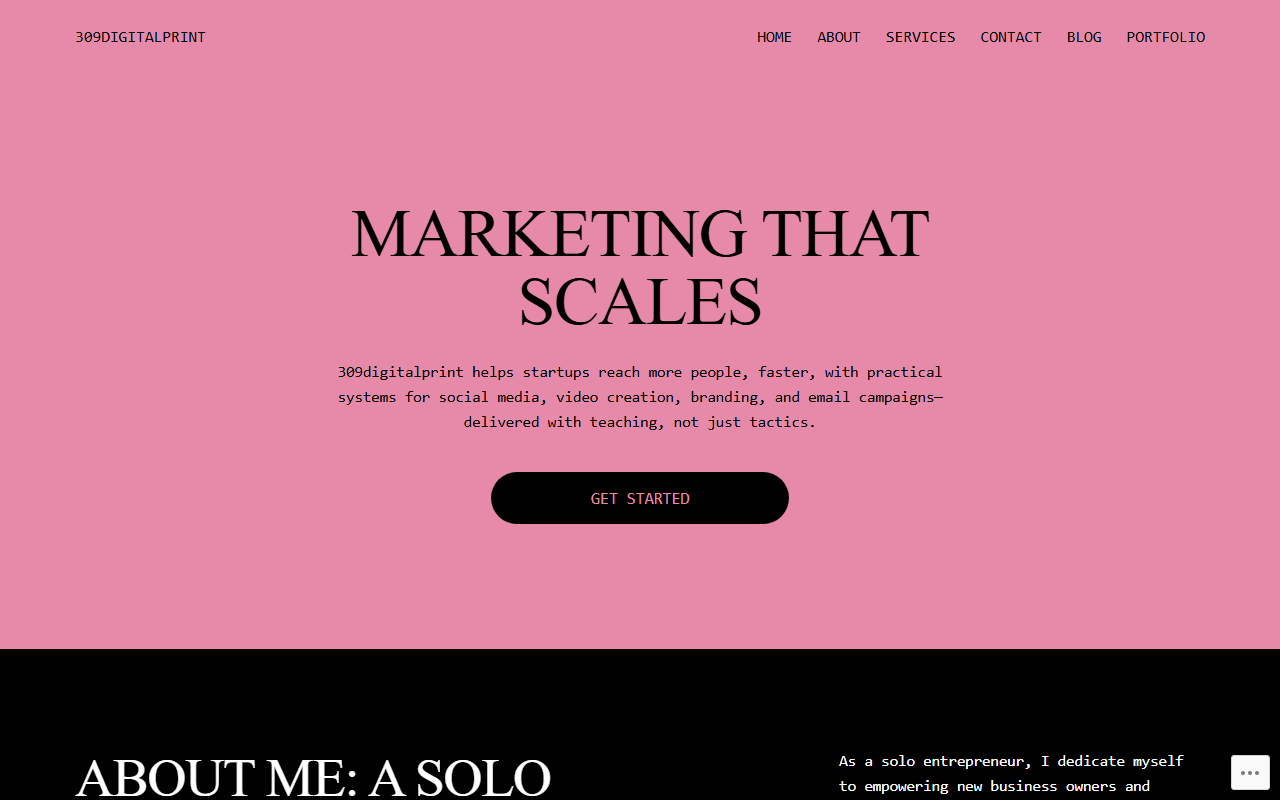 309digitalprint.com screenshot