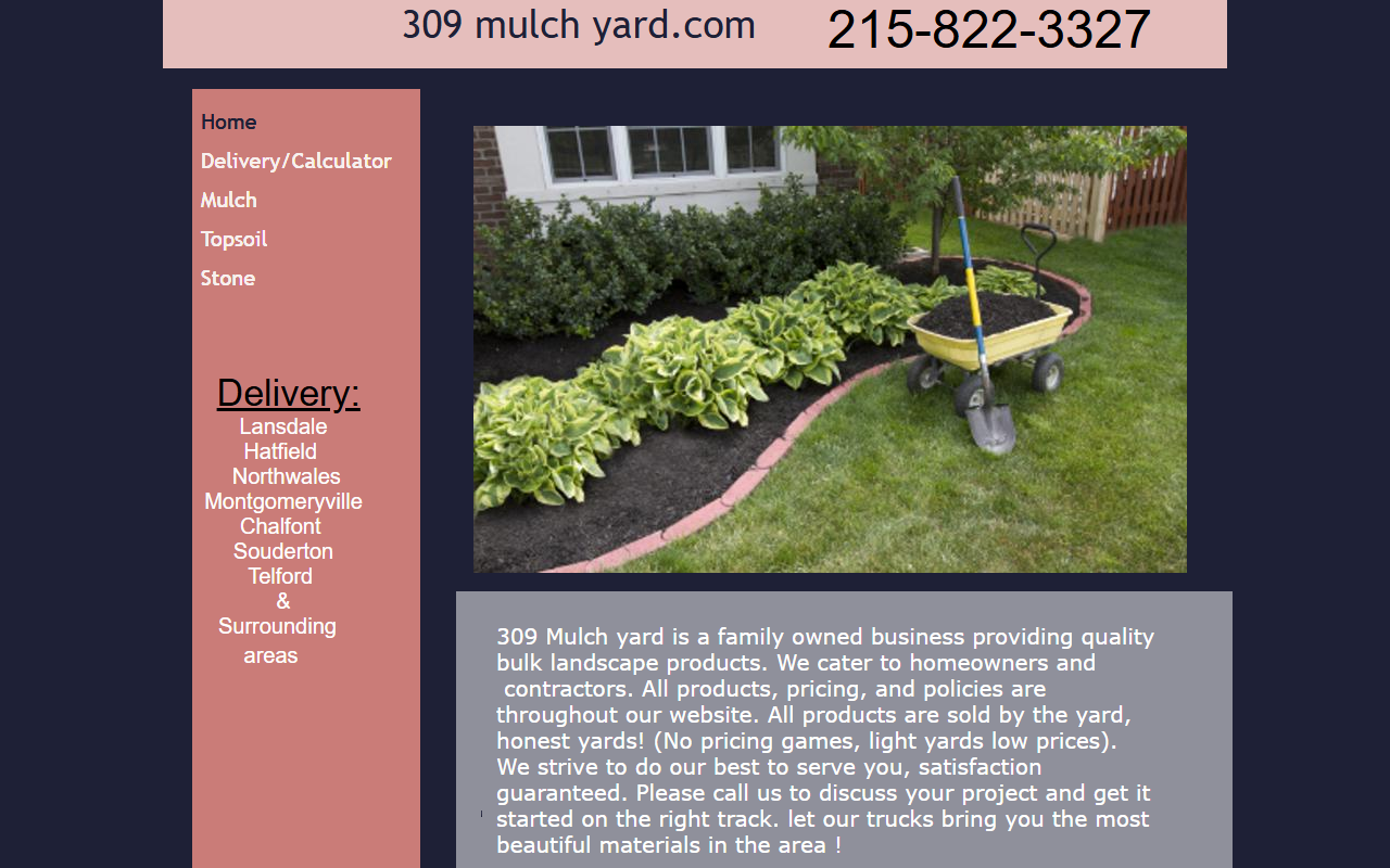 309mulchyard.com screenshot