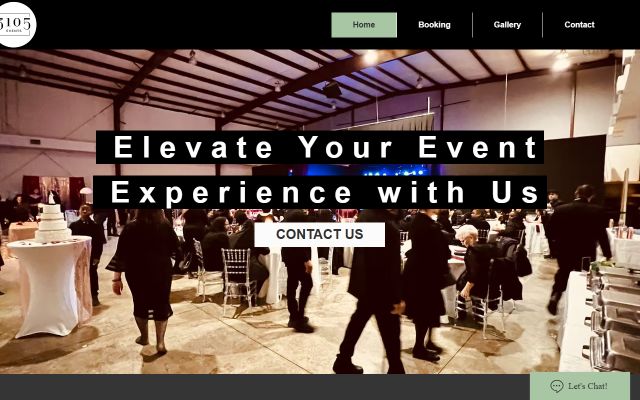3105events.com screenshot