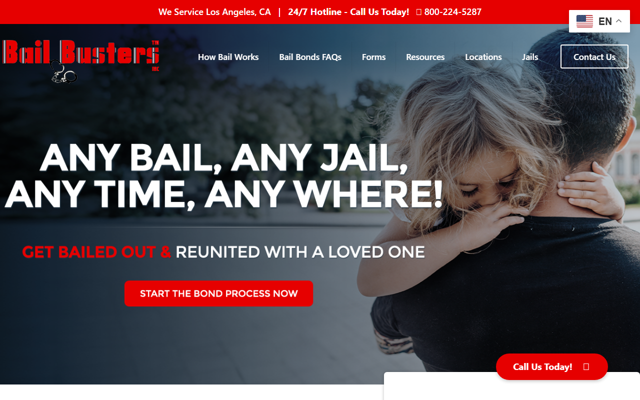 310bailbonds.com screenshot