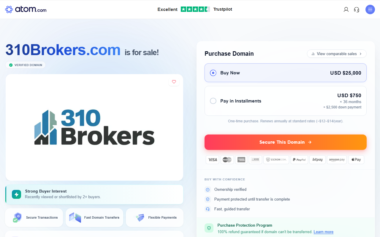 310brokers.com screenshot