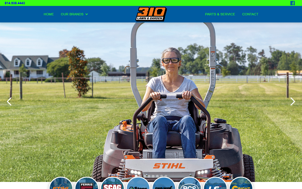 310lawnandgarden.com screenshot