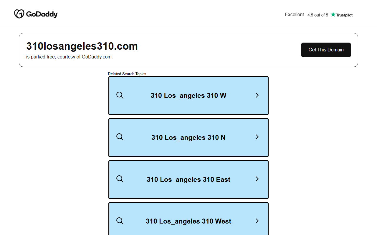 310losangeles310.com screenshot