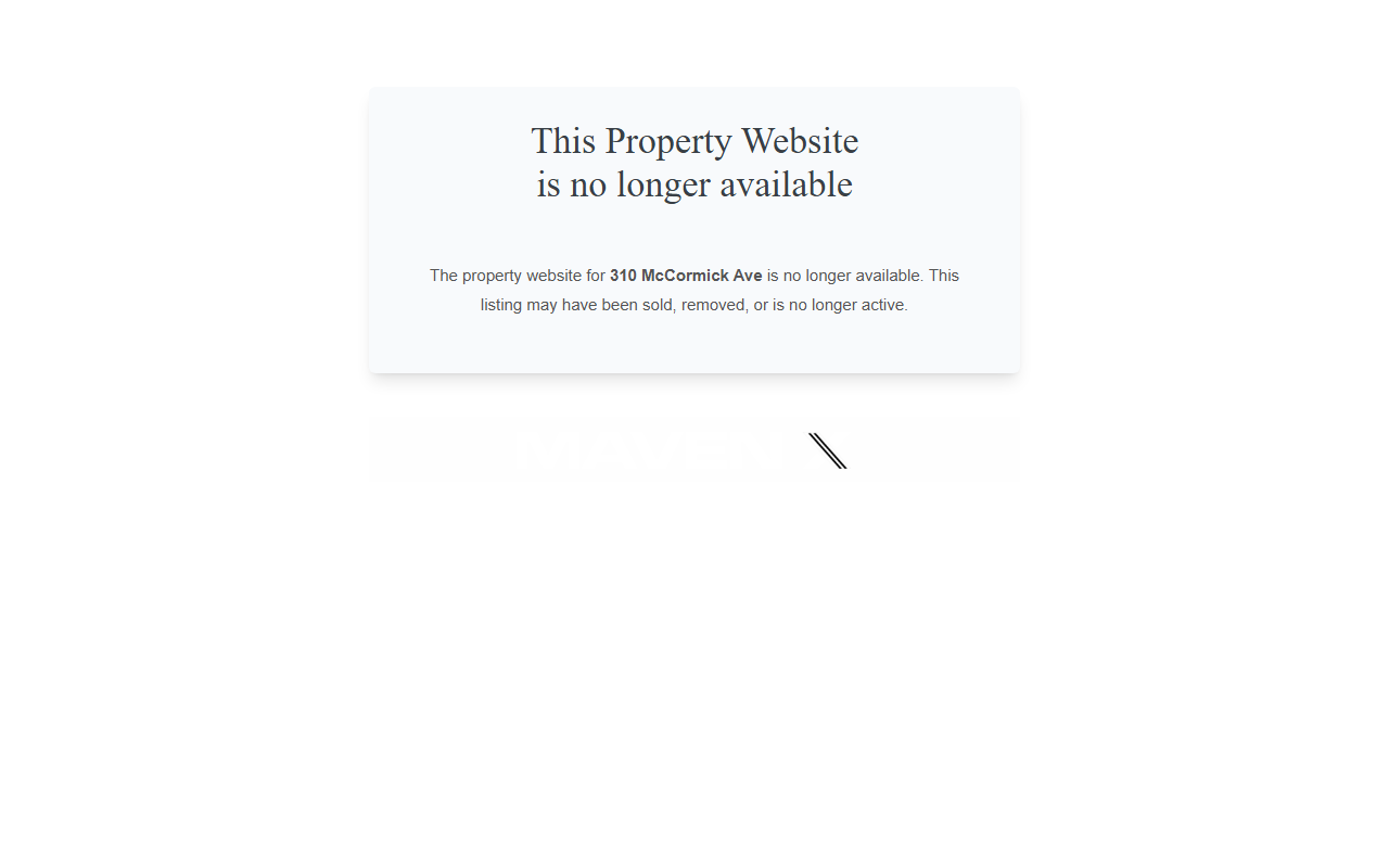310mccormickave.com screenshot