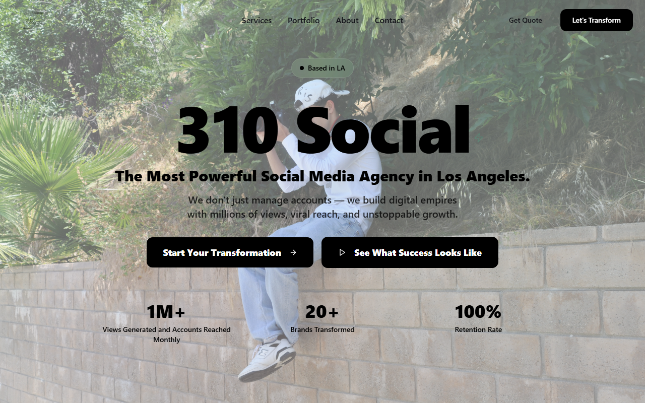 310socialmedia.com screenshot