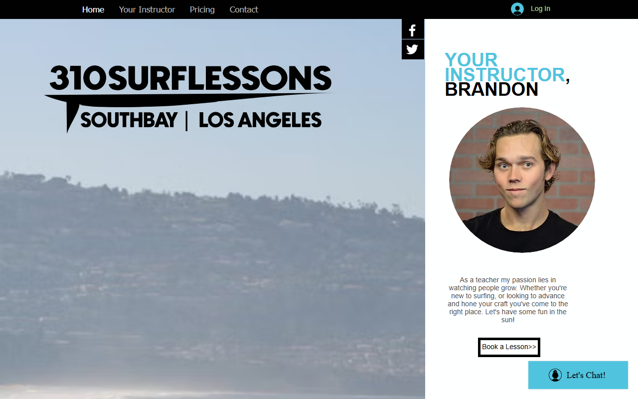 310surflessons.com screenshot