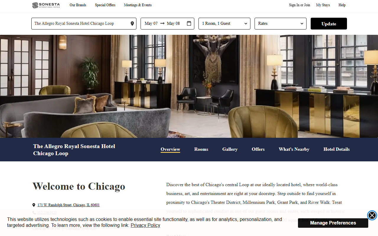 312chicago.com screenshot