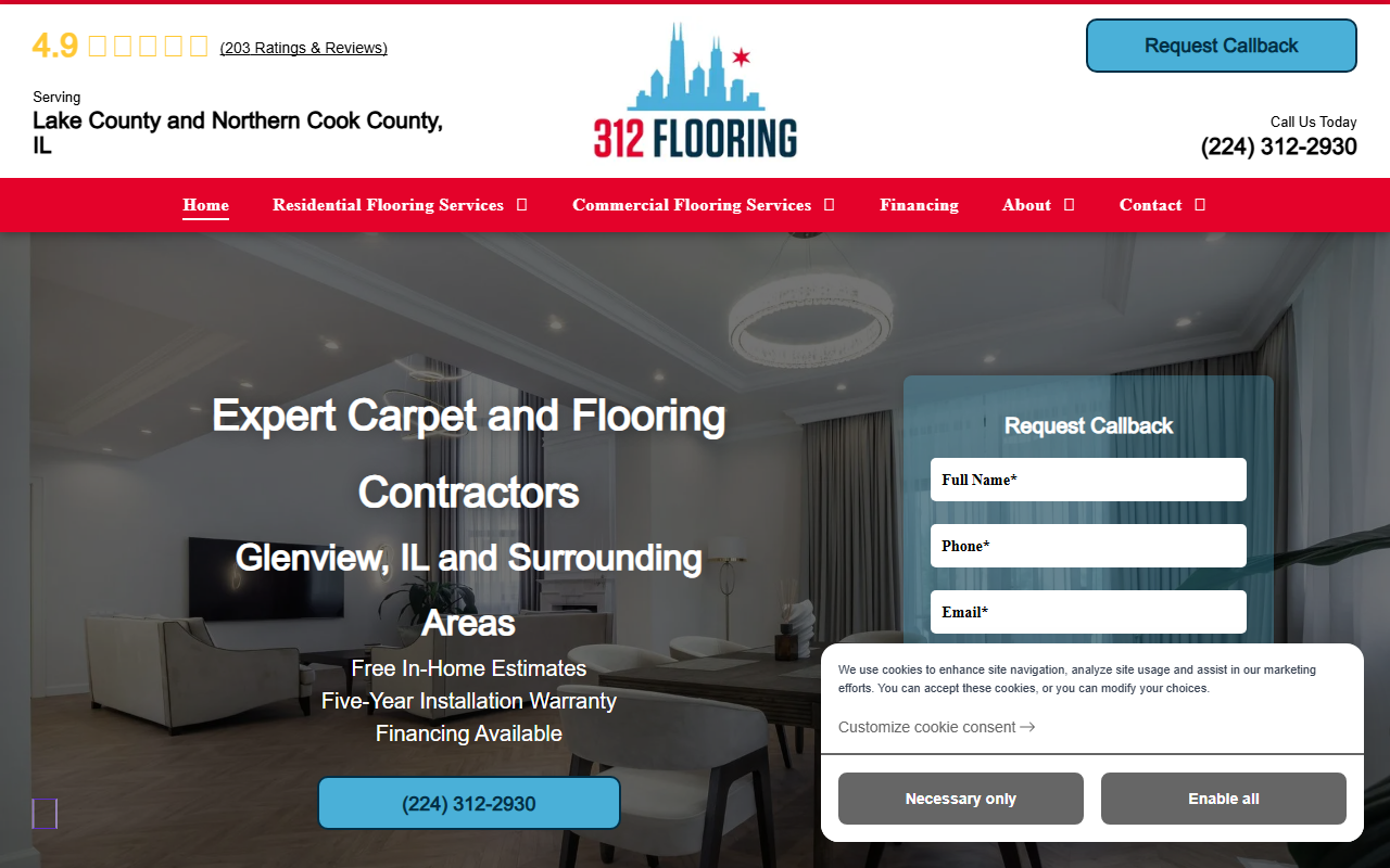 312flooring.com screenshot
