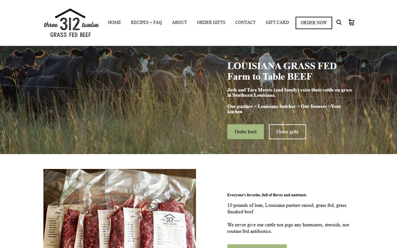 312grassfedbeef.com screenshot