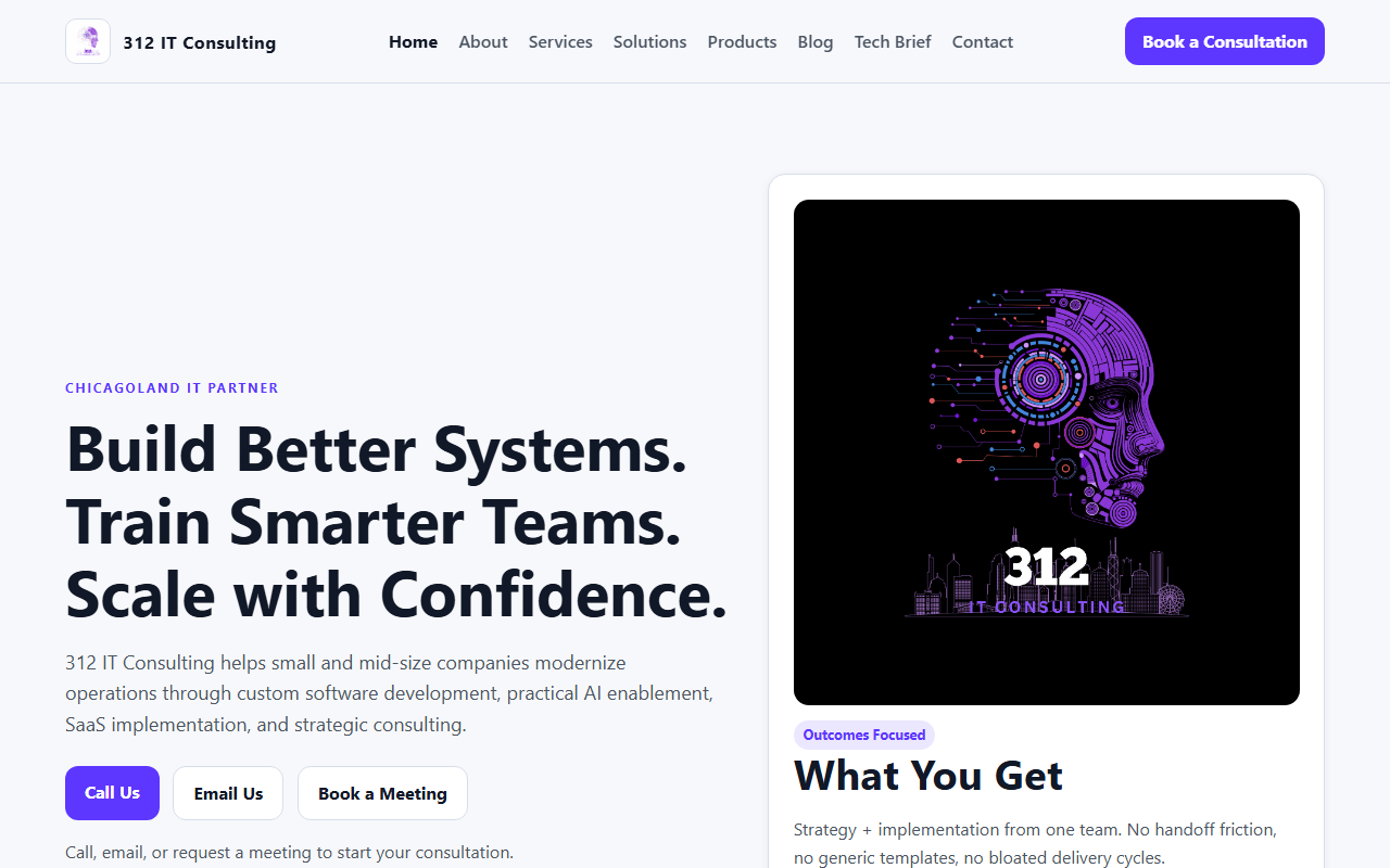 312itconsulting.com screenshot