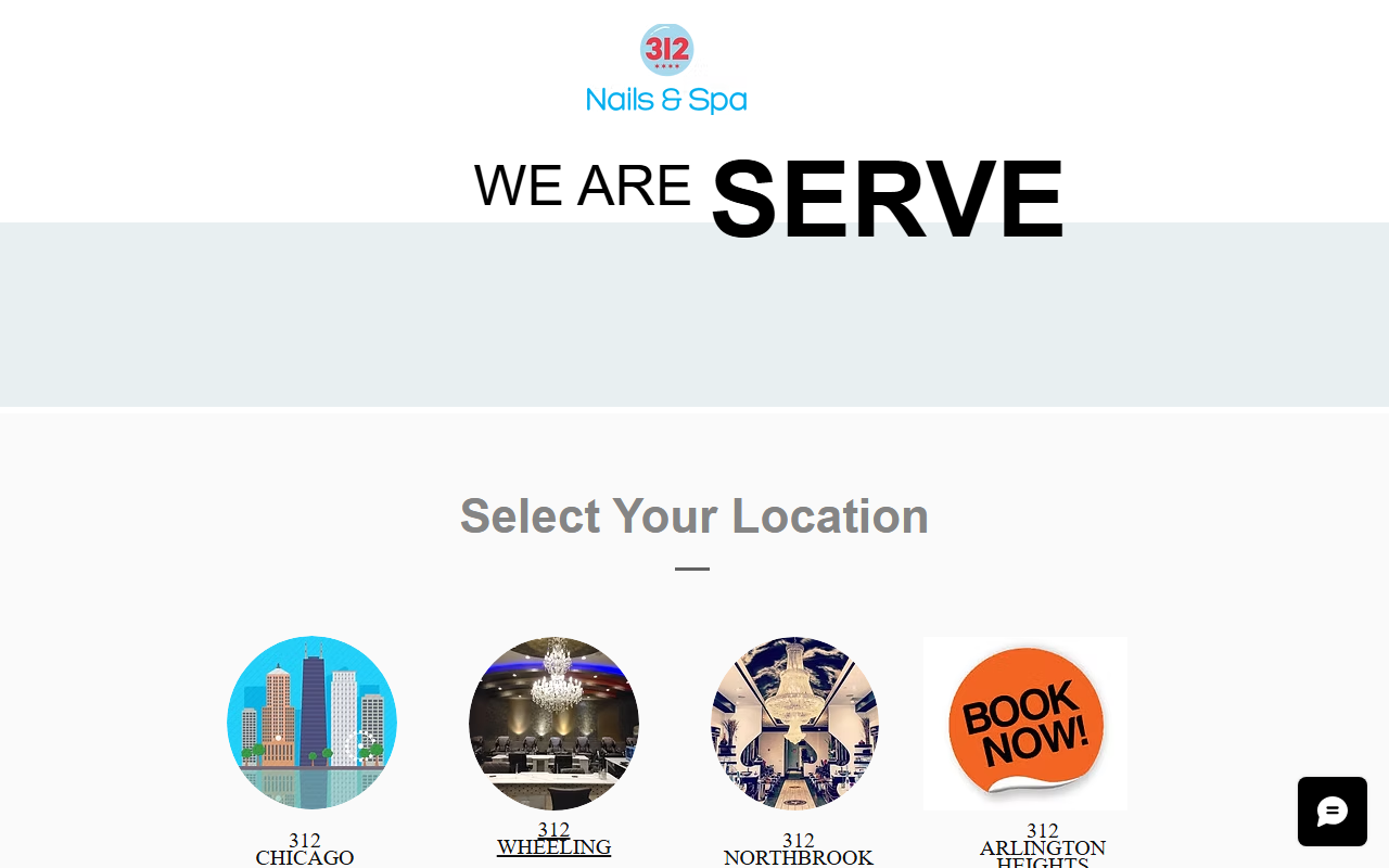 312nailsspa.com screenshot