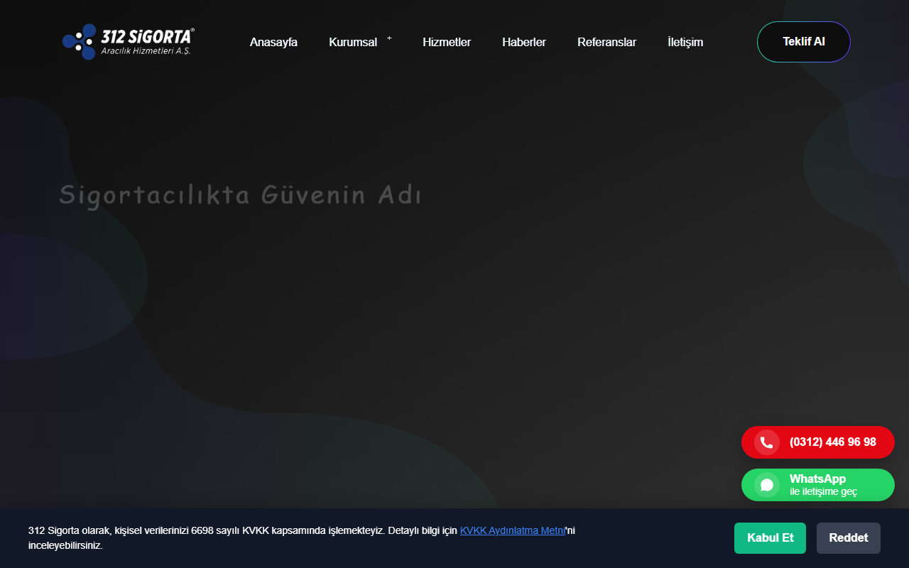 312sigorta.com screenshot