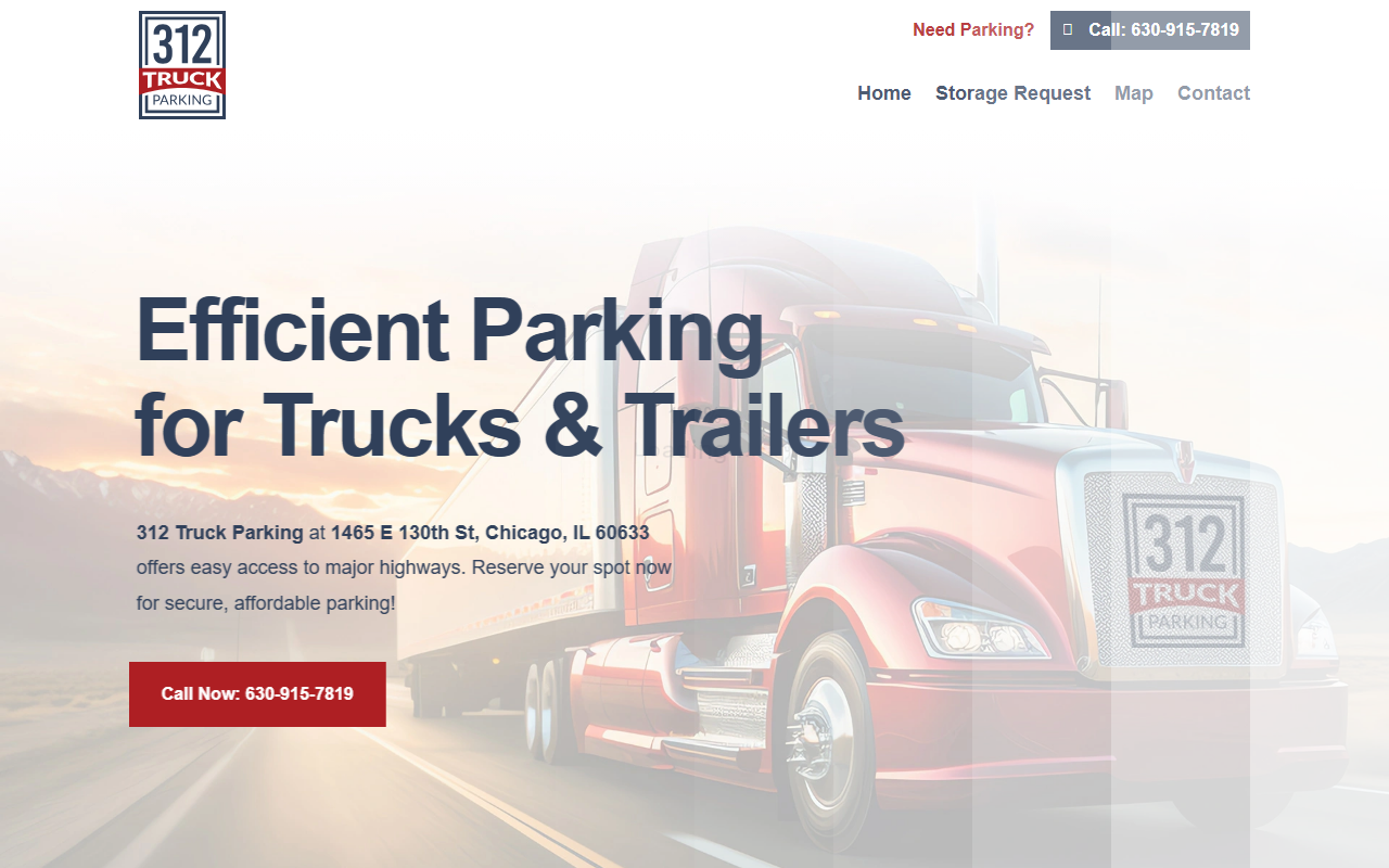 312truckparking.com screenshot