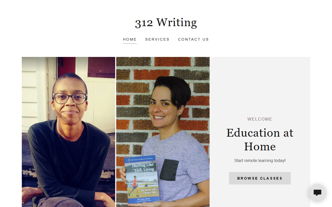 312writing.com screenshot