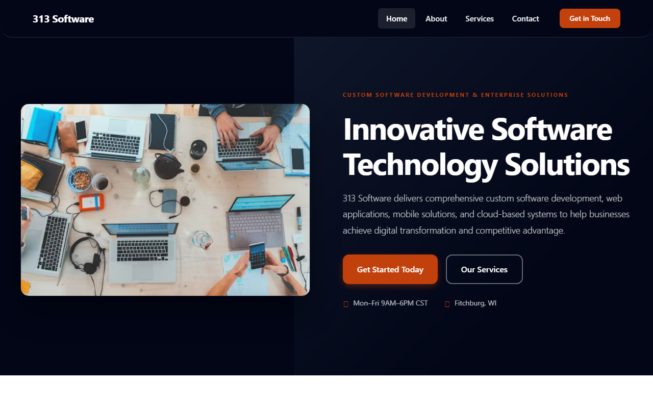 313-software.com screenshot