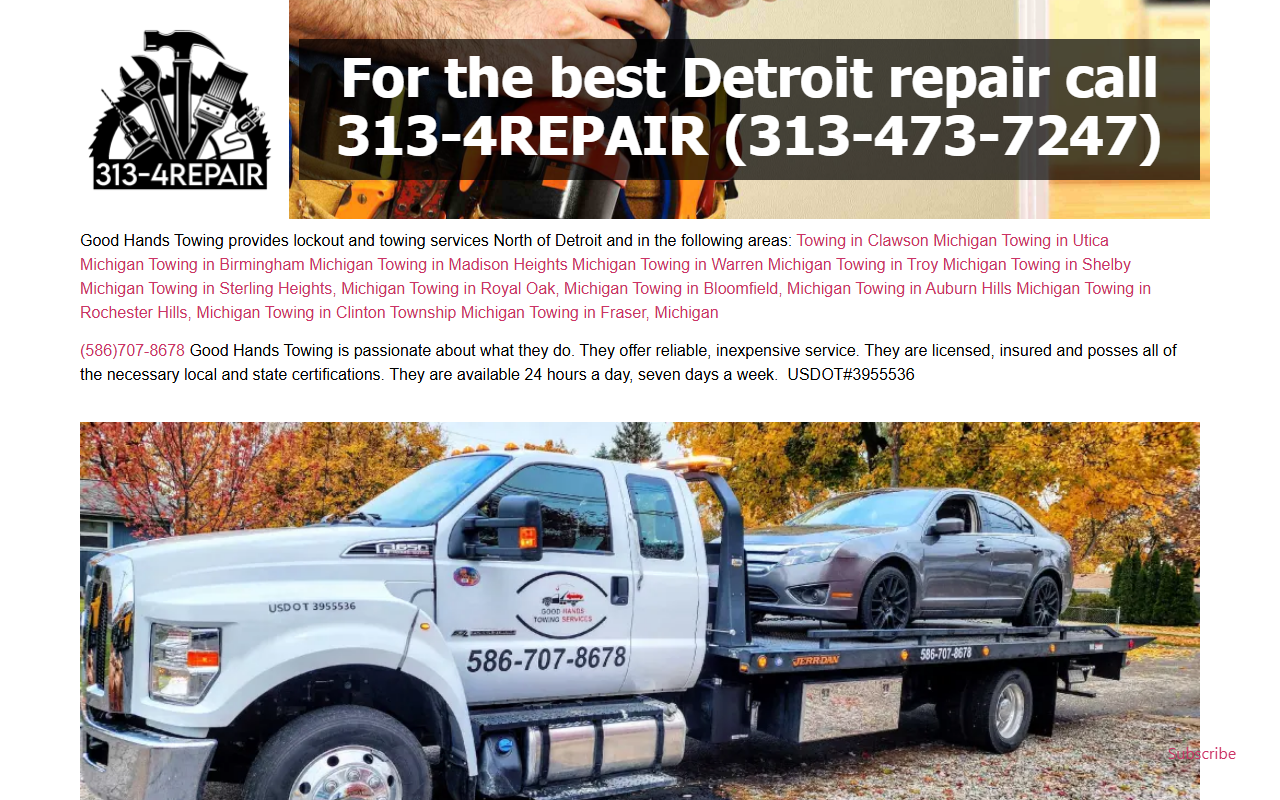 3134repair.com screenshot