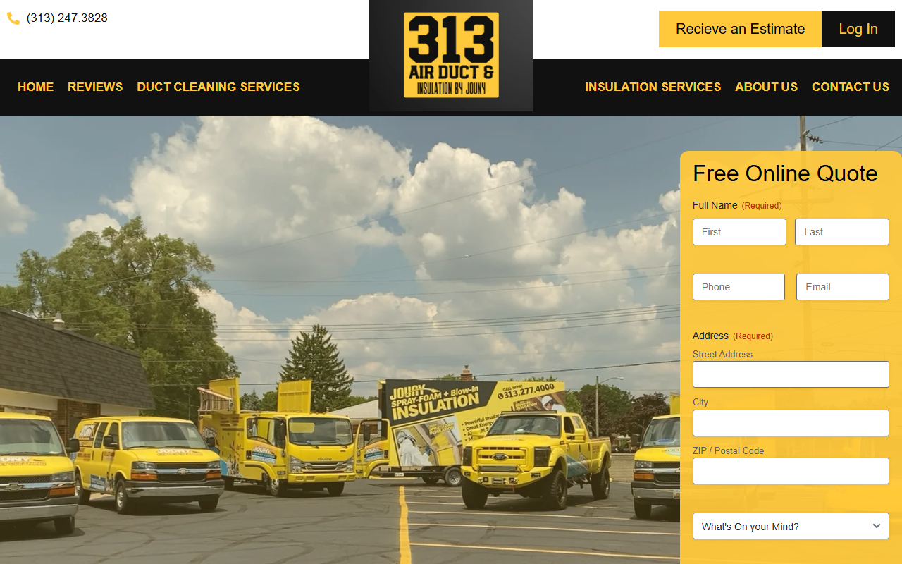 313airduct.com screenshot